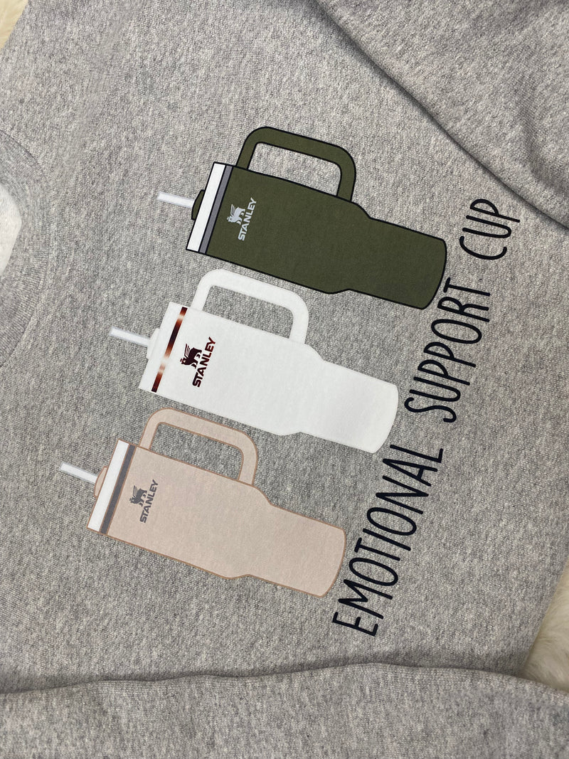 Emotional Support Cup Sweatshirt