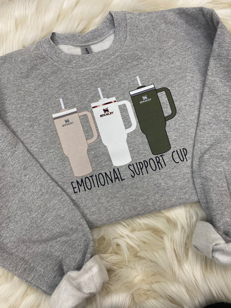 Emotional Support Cup Sweatshirt