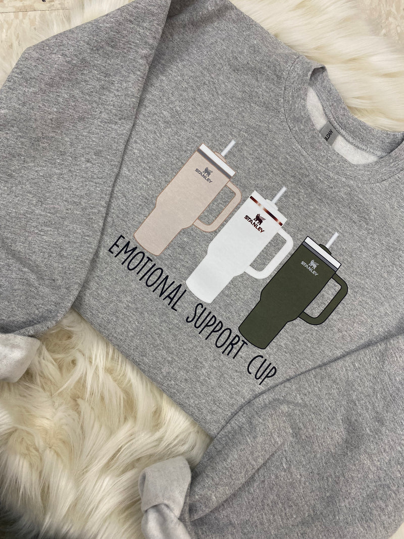 Emotional Support Cup Sweatshirt